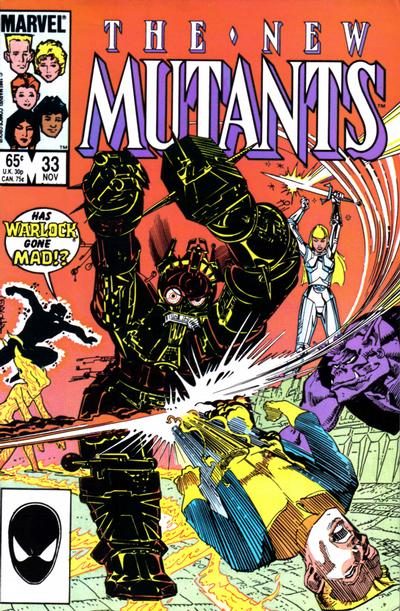 The New Mutants 1983 #33 Direct ed. - back issue - $4.00