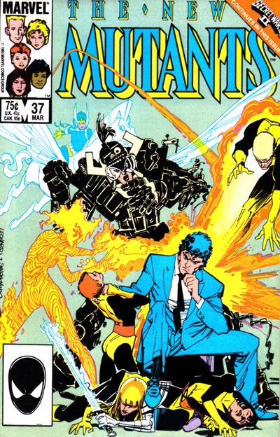 The New Mutants 1983 #37 Direct ed. - back issue - $4.00
