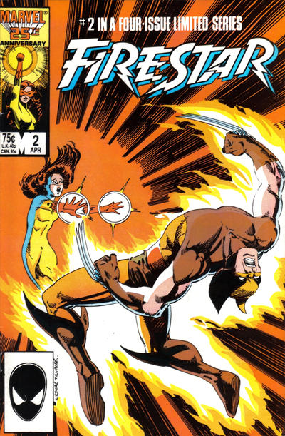 Firestar 1986 #2 Direct ed. - back issue - $3.00