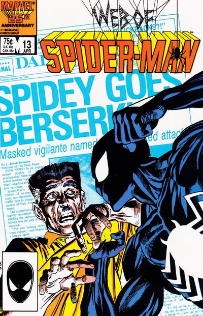 Web of Spider-Man 1985 #13 Direct ed. - back issue - $5.00