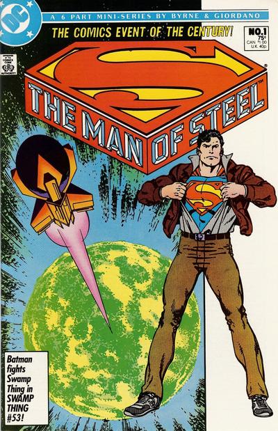 The Man of Steel 1986 #1 Standard Cover - Direct - back issue