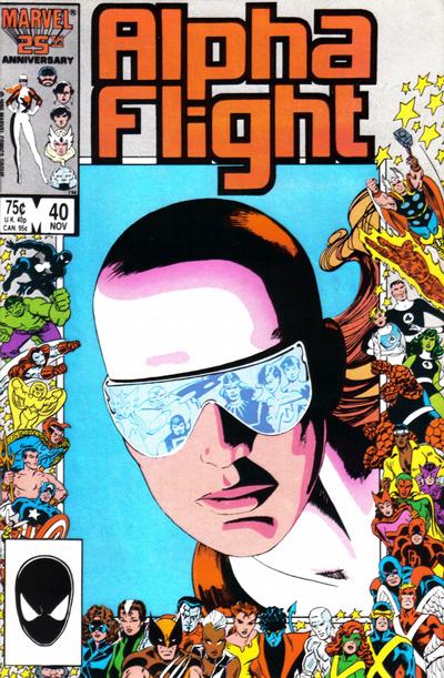 Alpha Flight 1983 #40 Direct ed. - back issue - $4.00