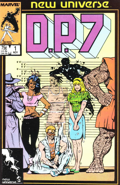 D.P. 7 1986 #1 Direct ed. - back issue - $2.00