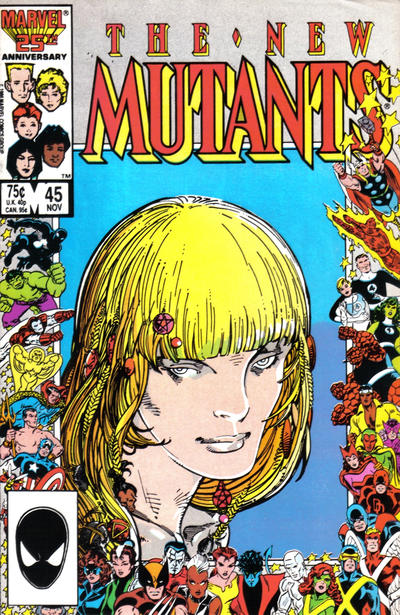 The New Mutants 1983 #45 Direct ed. - back issue - $10.00