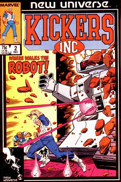 Kickers, Inc. 1986 #2 Direct ed. - back issue - $2.00