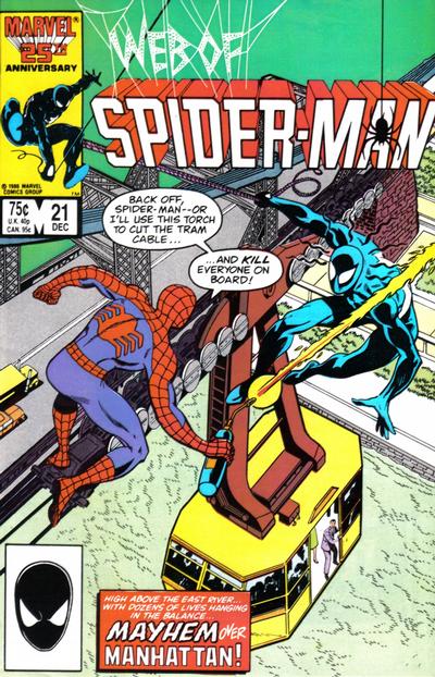 Web of Spider-Man 1985 #21 Direct ed. - back issue