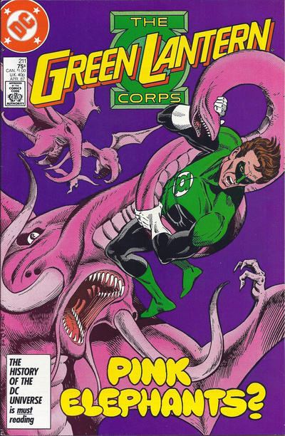 The Green Lantern Corps 1986 #211 Direct ed. - back issue - $2.00