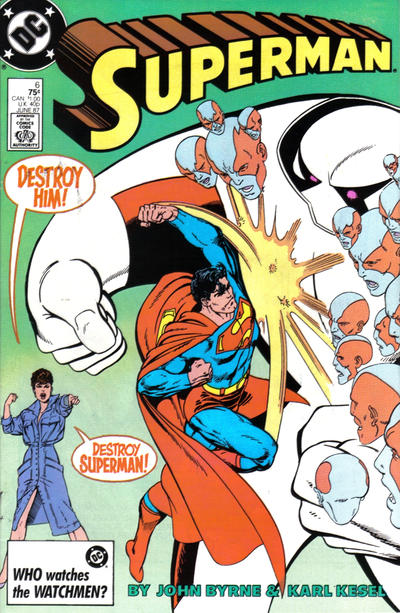 Superman 1987 #6 Direct ed. - back issue - $4.00