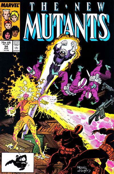 The New Mutants 1983 #54 Direct ed. - back issue