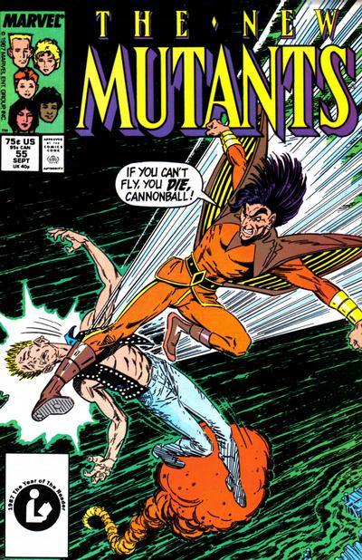 The New Mutants 1983 #55 Direct ed. - back issue - $3.00