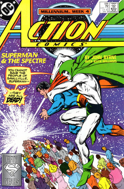 Action Comics 1938 #596 Direct ed. - back issue - $3.00