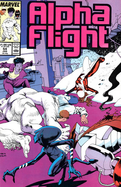 Alpha Flight 1983 #54 - back issue - $3.00