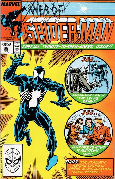 Web of Spider-Man 1985 #35 Direct ed. - back issue - $3.00