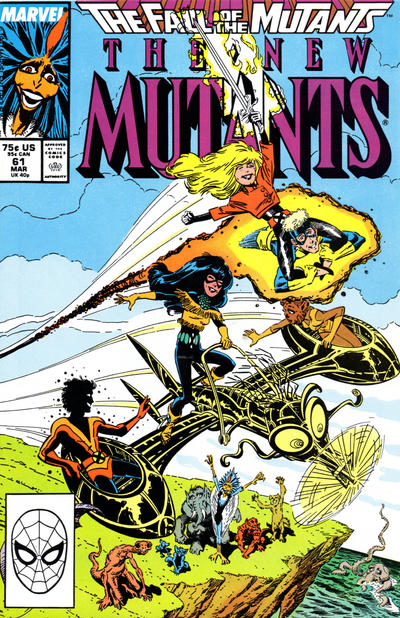 The New Mutants 1983 #61 Direct ed. - back issue - $2.00