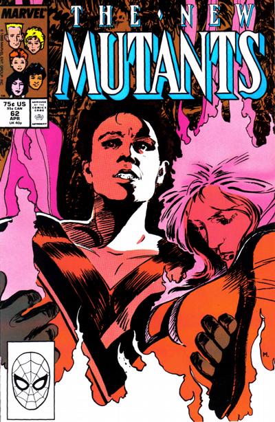 The New Mutants 1983 #62 Direct ed. - back issue - $3.00