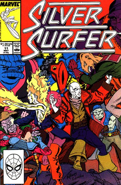 Silver Surfer 1987 #11 Direct ed. - back issue - $3.00