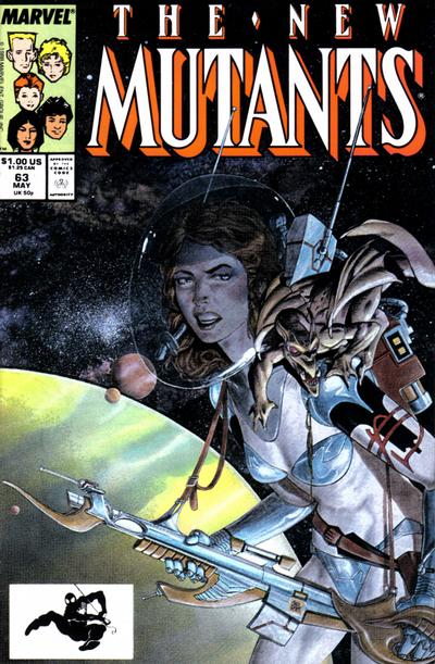 The New Mutants 1983 #63 Direct ed. - back issue - $3.00