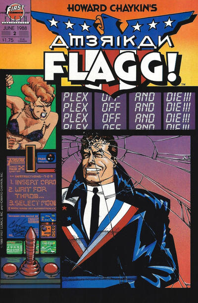 Howard Chaykin's American Flagg 1988 #2 - back issue - $4.00