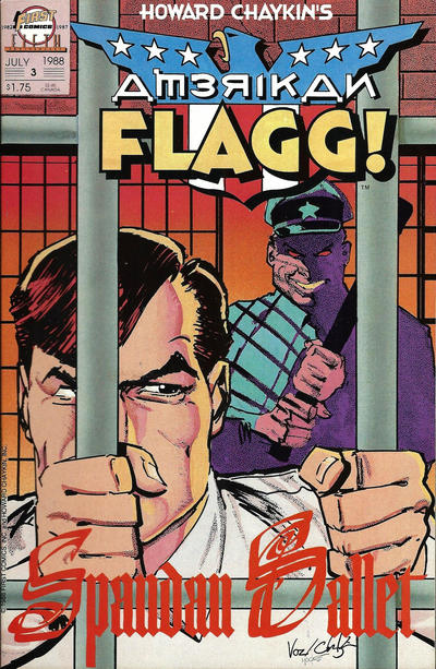 Howard Chaykin's American Flagg 1988 #3 - back issue - $4.00