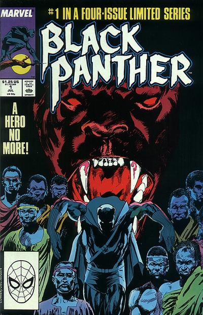 Black Panther 1988 #1 Direct ed. Signed by Sam Delarosa sig and remarque - back issue - $40.00