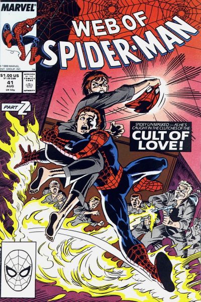 Web of Spider-Man 1985 #41 Direct ed. - back issue - $3.00