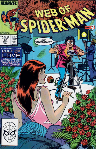 Web of Spider-Man 1985 #42 Direct ed. - back issue - $3.00