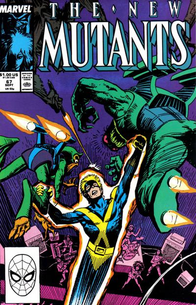 The New Mutants 1983 #67 Direct ed. - back issue - $3.00