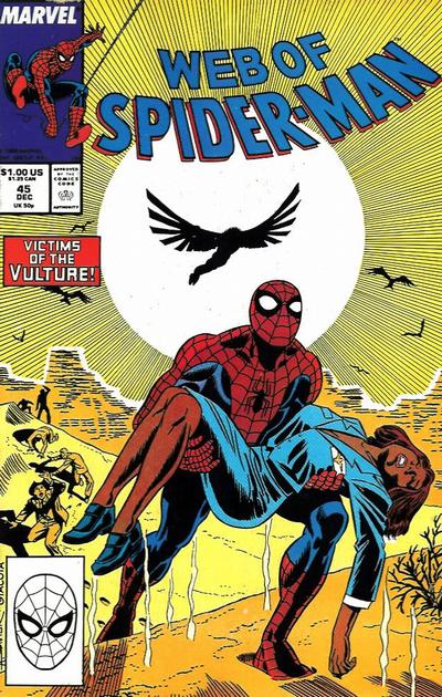 Web of Spider-Man 1985 #45 Direct ed. - back issue - $3.00
