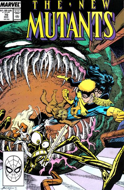 The New Mutants 1983 #70 Direct ed. - No Condition Defined - $3.00