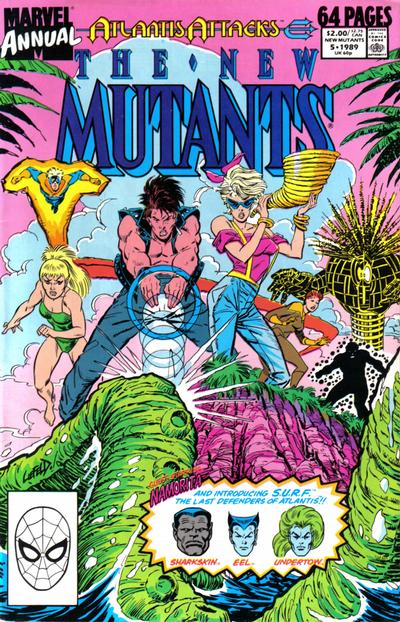 The New Mutants Annual 1984 #5 Direct ed. - back issue - $6.00