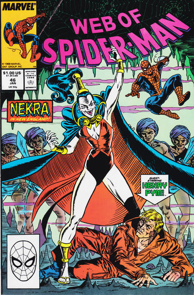 Web of Spider-Man 1985 #46 Direct ed. - back issue - $3.00