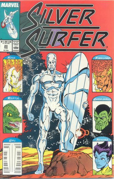 Silver Surfer 1987 #20 Direct ed. - back issue - $2.00