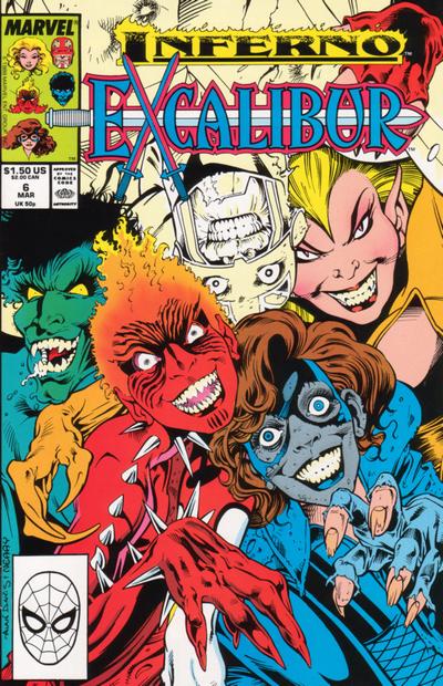 Excalibur 1988 #6 Direct ed. - back issue