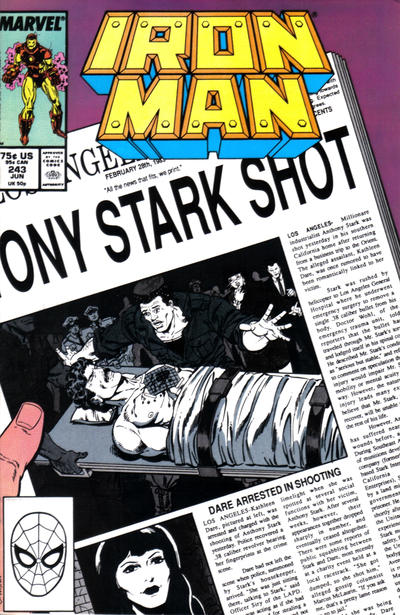 Iron Man 1968 #243 Direct ed. - back issue