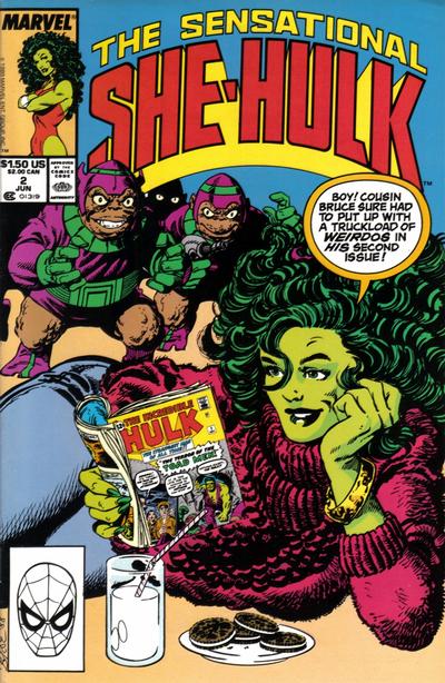 The Sensational She-Hulk 1989 #2 - back issue - $10.00