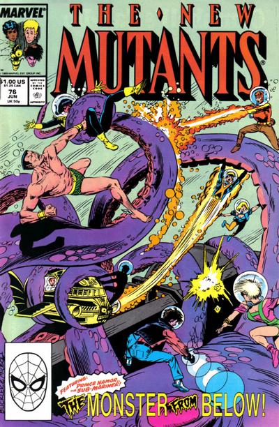 The New Mutants 1983 #76 Direct ed. - back issue - $3.00