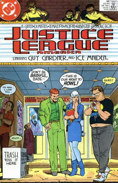 Justice League America 1989 #28 Direct ed. - back issue - $3.00