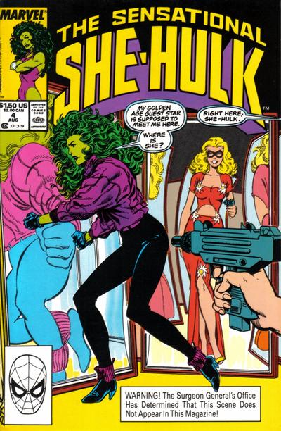The Sensational She-Hulk 1989 #4 - back issue - $5.00