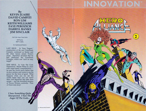 Hero Alliance 1989 #2 - back issue - $4.00