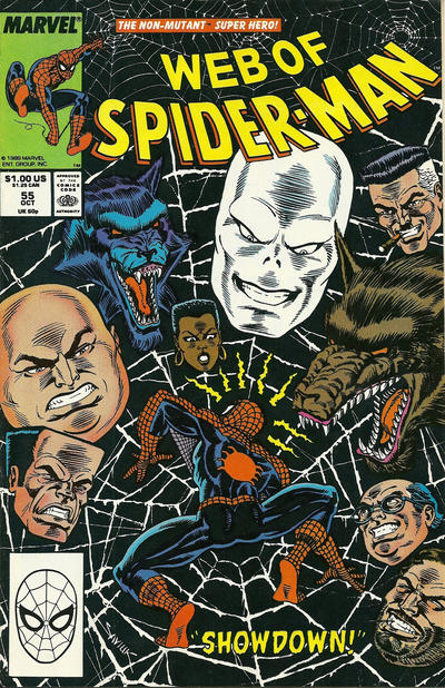 Web of Spider-Man 1985 #55 Direct ed. - back issue - $3.00