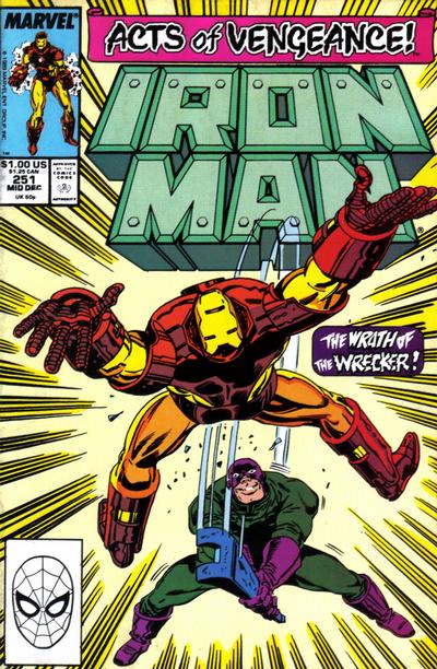 Iron Man 1968 #251 Direct ed. - back issue - $3.00