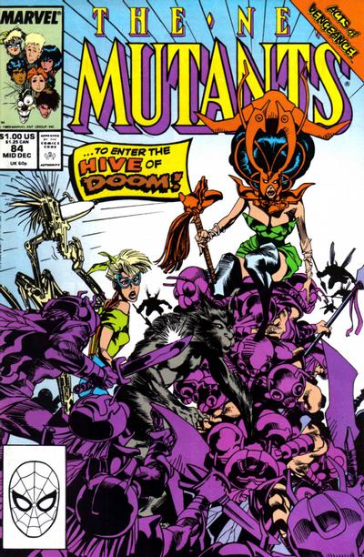 The New Mutants 1983 #84 - back issue - $3.00