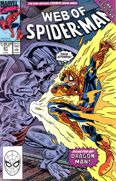 Web of Spider-Man 1985 #61 Direct ed. - back issue - $3.00