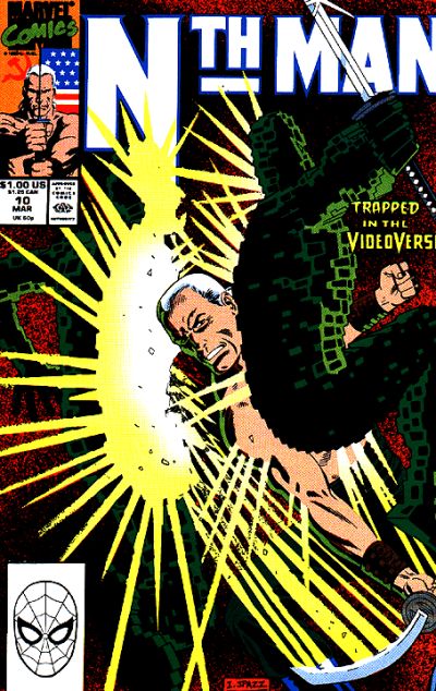 Nth Man the Ultimate Ninja 1989 #10 Direct ed. - back issue - $2.00