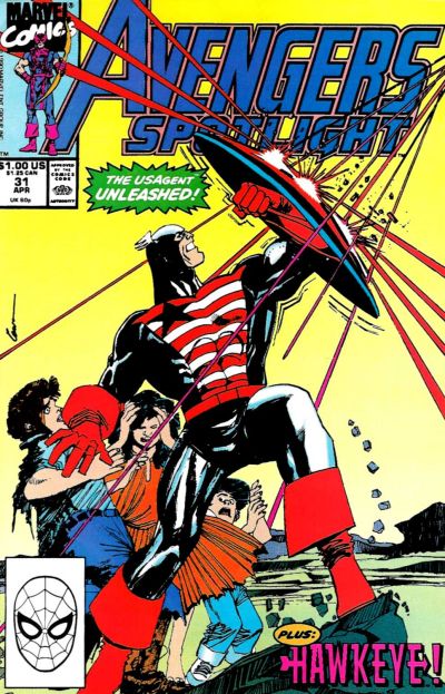 Avengers Spotlight 1989 #31 Direct ed. - back issue