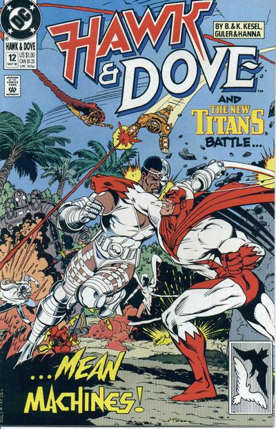 Hawk and Dove 1989 #12 Direct ed. - back issue - $4.00