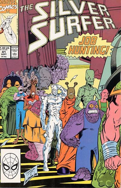 Silver Surfer 1987 #41 Direct ed. - back issue - $4.00