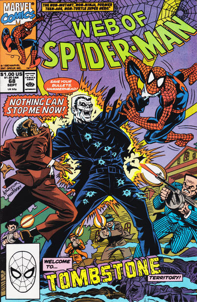 Web of Spider-Man 1985 #68 Direct ed. - back issue - $3.00