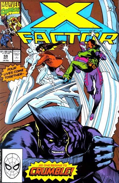 X-Factor 1986 #59 Direct ed. - back issue - $3.00