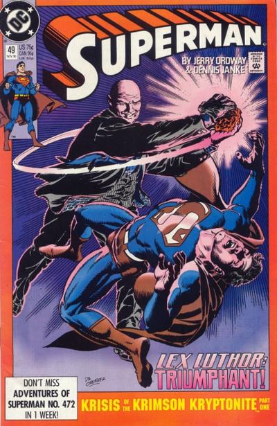 Superman 1987 #49 Direct ed. - back issue - $3.00